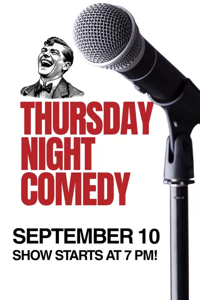 Poster for Simi Valley Cultural Arts Center “Comedy Night” featuring Adam Yenser, Tommy Savitt, and Al Ducharme